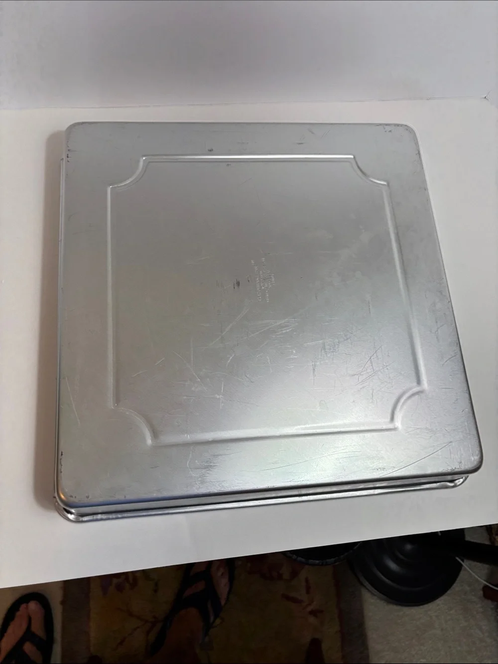 Wilton Silver Square Cake Pan Set - 3 Piece Nesting Pans